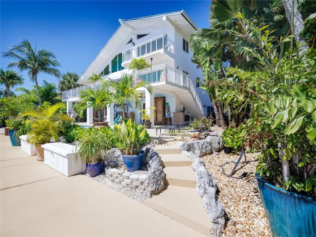 Back view of home