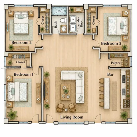 PROPOSED FLOOR PLAN CONCEPT rendering #2PROPOSED FLOOR PLAN CONCEPT - 1st floor