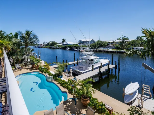 Pool and canal view