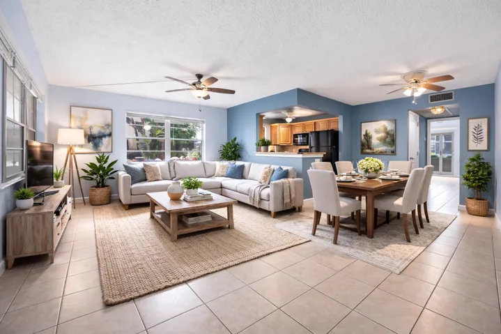 spacious and bright!