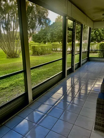 Screened in Lanai With Exit Onto the Back
