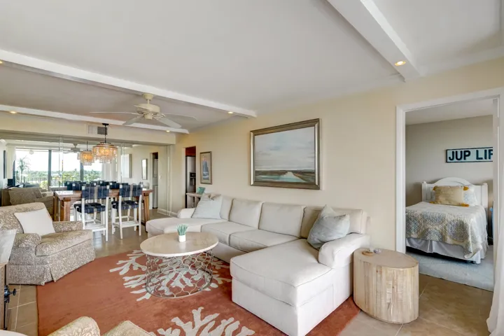 spacious living area