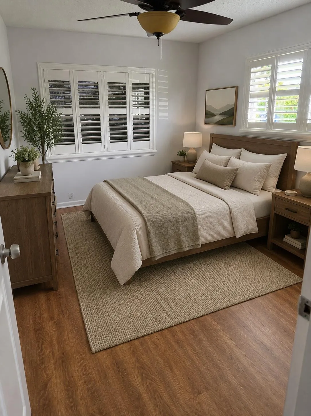PRIMARY BEDROOM VIRTUAL FURNITURE