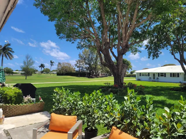 View of Golf course from backyard