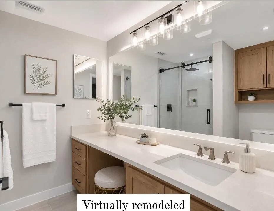 Mster bathroom virtually remodeled