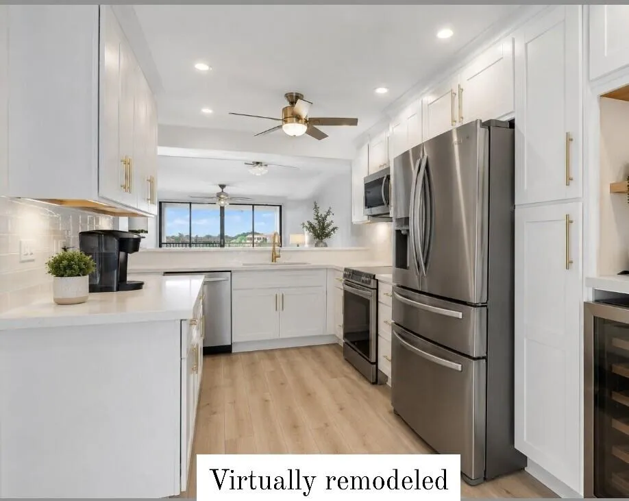 Kitchen virtually remodeled