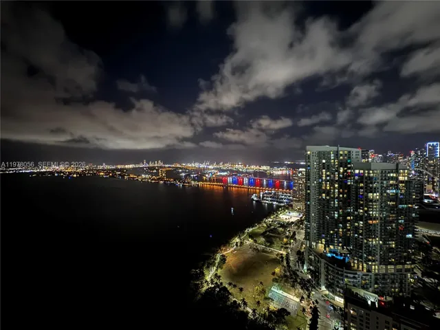 South East view at night