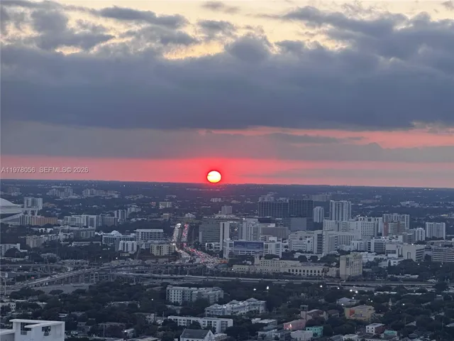 Sunset West view from Balcony