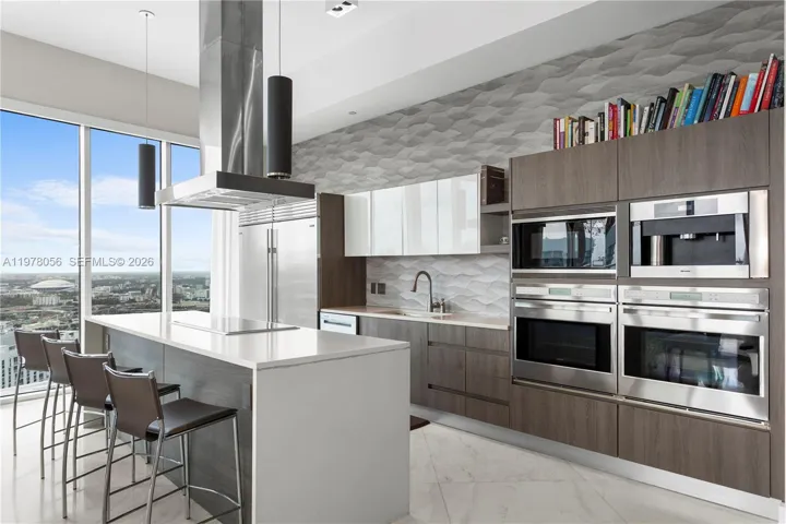 Gourmet kitchen with premium appliances