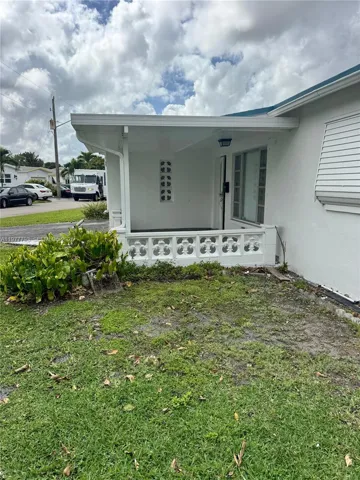 FRONT OF STRUCTURE
