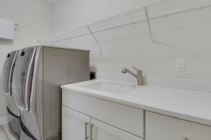 Laundry on Upper Level