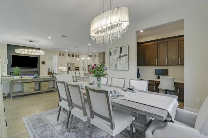 Dining Room w/Tech Center