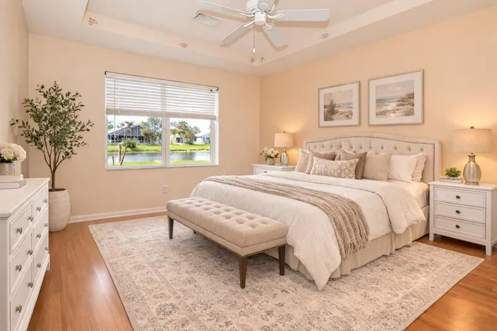 Master Bedroom virtually reimaged