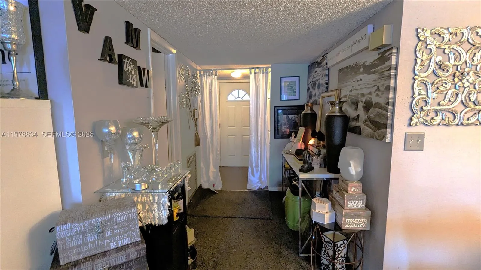 Welcoming foyer that provides a defined entrance to the home