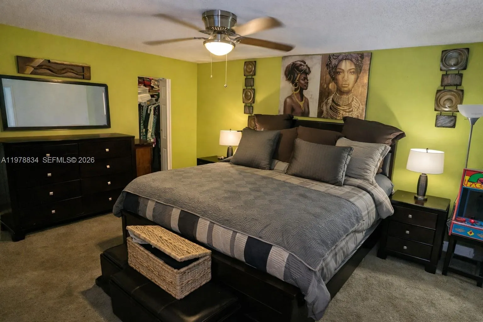 Master Bedroom- Main bedroom with private bath, large closet, and outdoor access