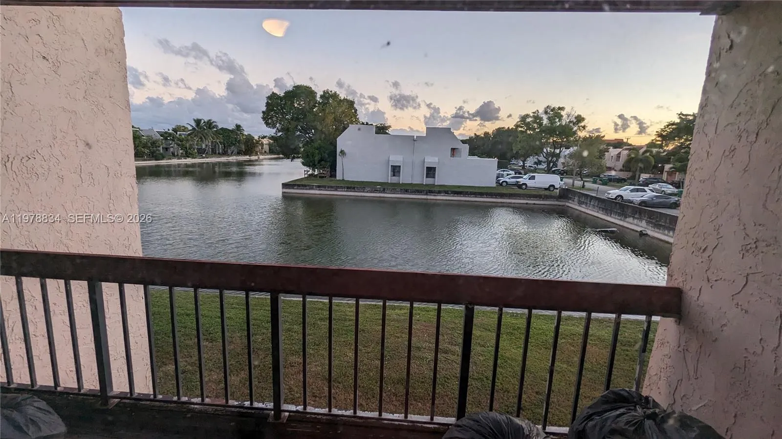View from Master Bedroom - Private balcony area with potential to refresh and enjoy