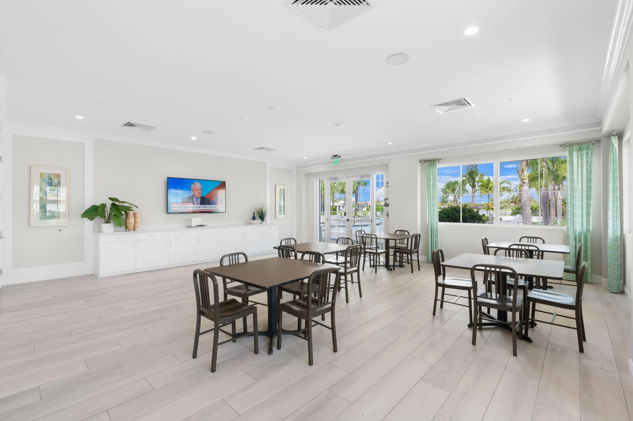 Party Rooms Provide Plenty of Tables and Chairs for Friends and Family.