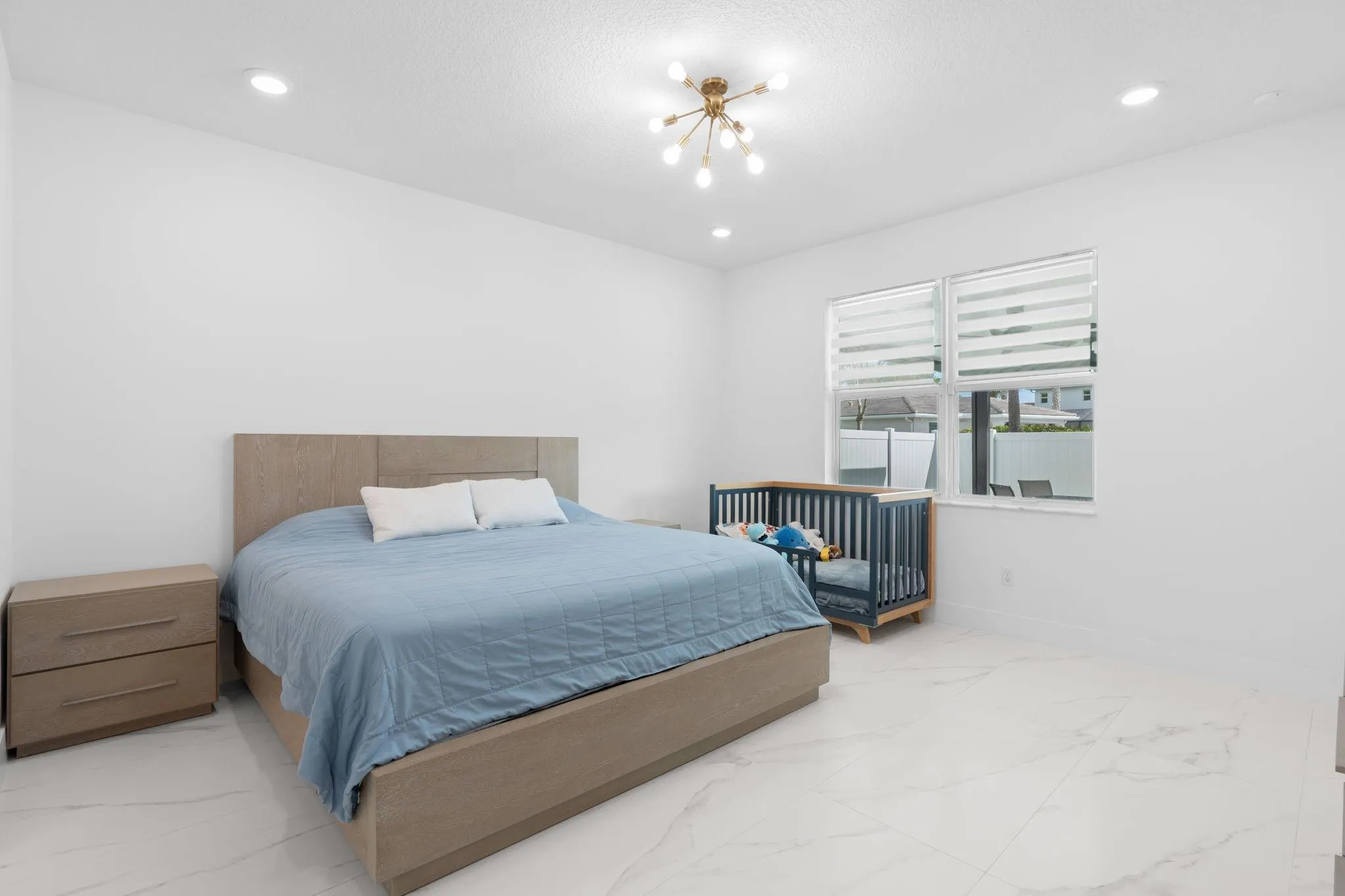 Large Primary Bedroom on the First Floor with a Second Primary on the Second Floor
