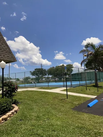 Two tennis courts