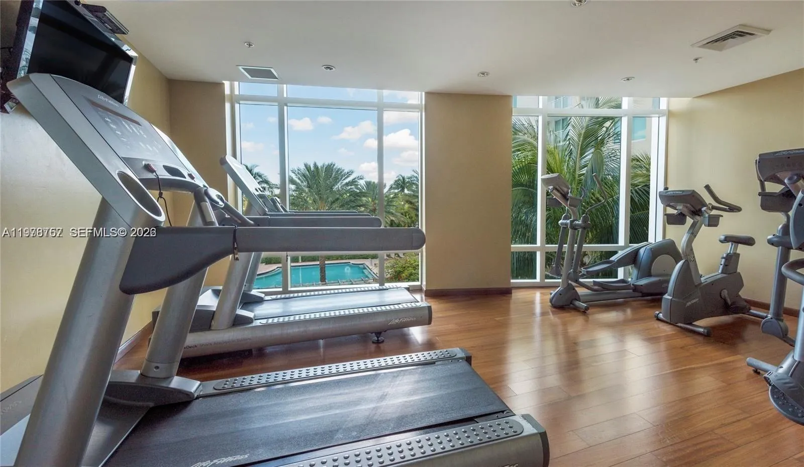 Wow! Fitness Center facing the pool & golf course