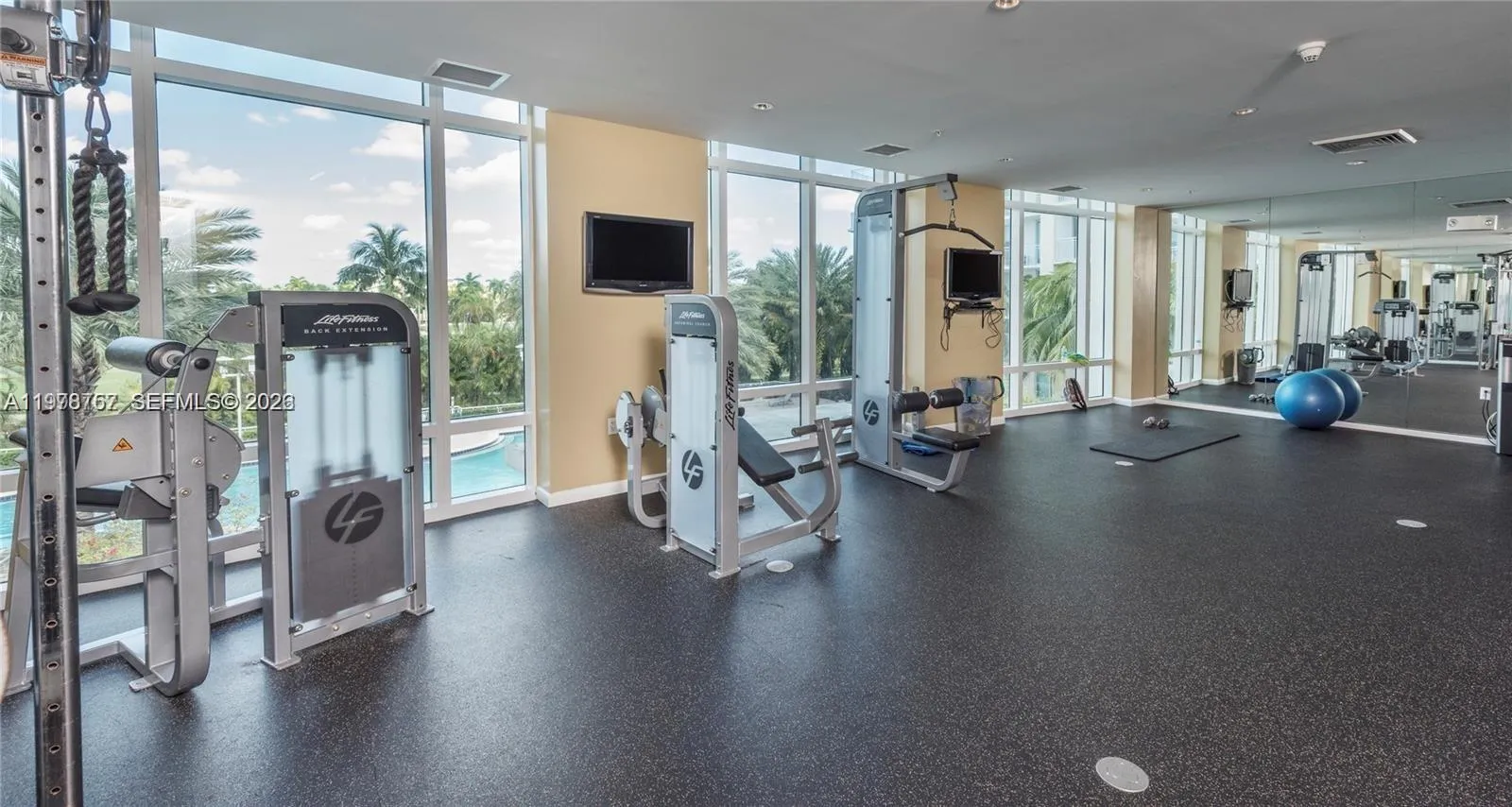 Wow! Fitness Center facing the pool & Golf Course
