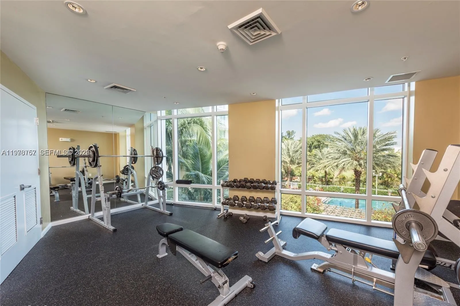 Wow! Fitness Center facing the pool & Golf Course