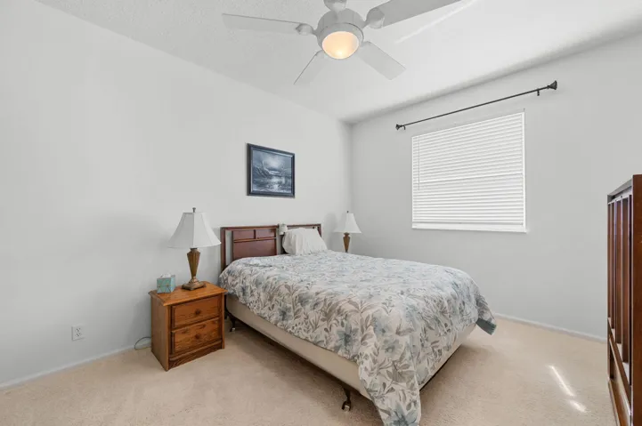 Generous guest bedroom