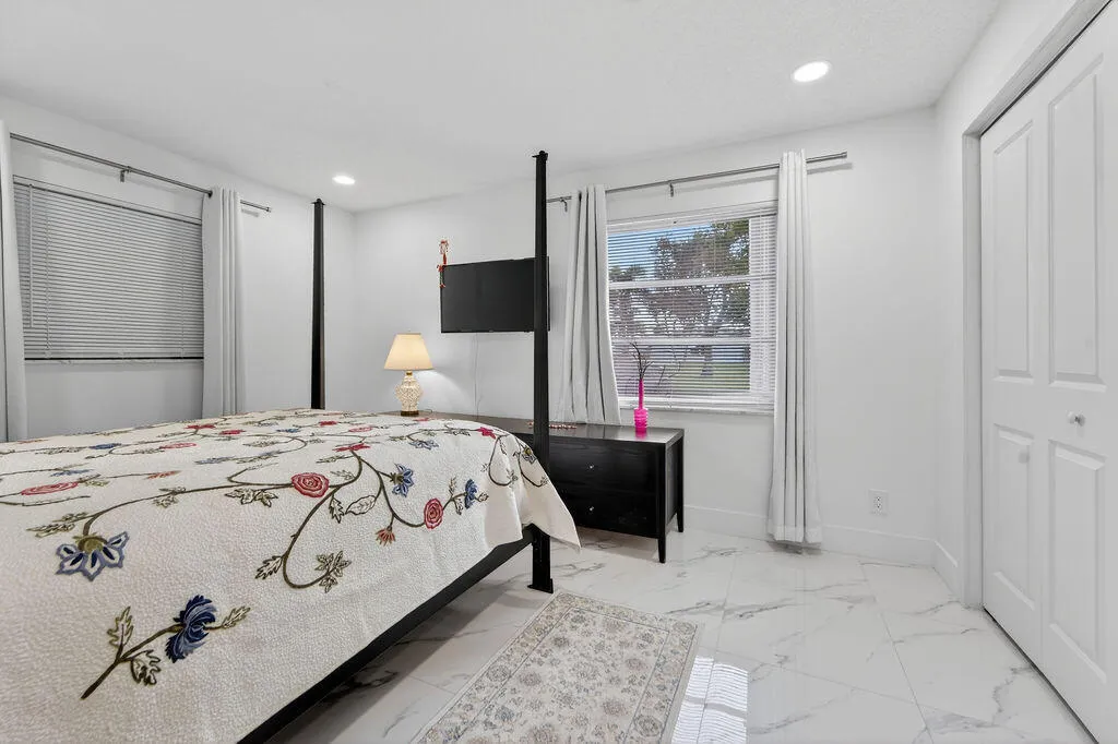 spacious primary bedroom