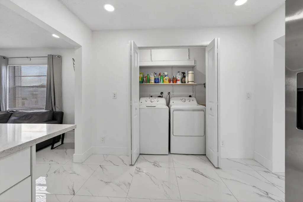 Full size washer and dryer
