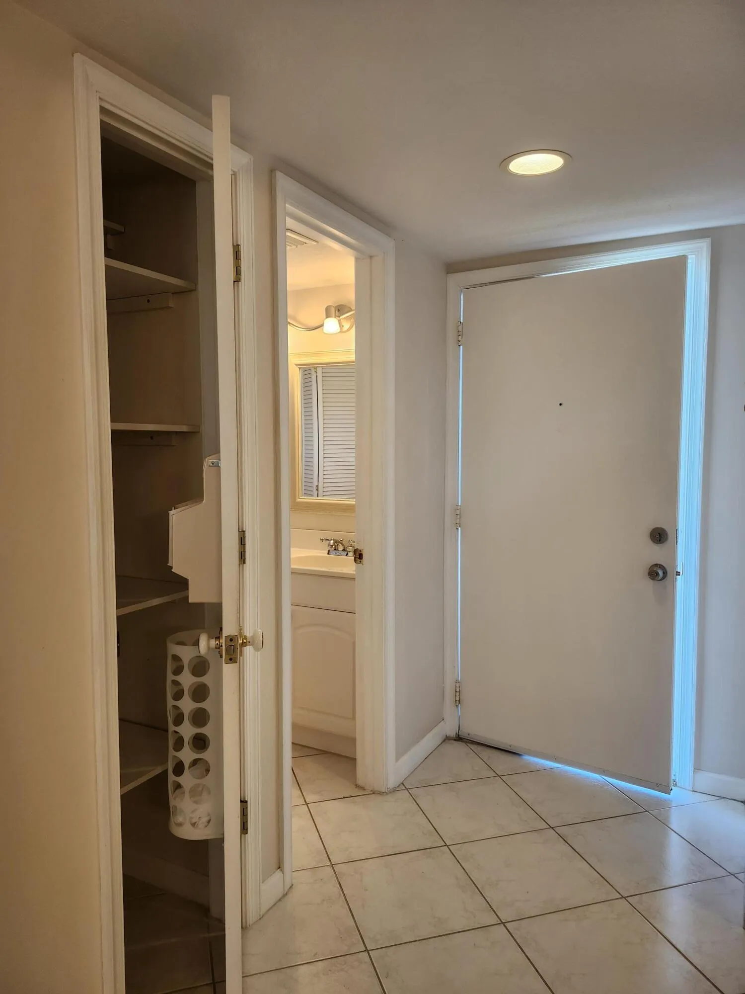 Entry and closet