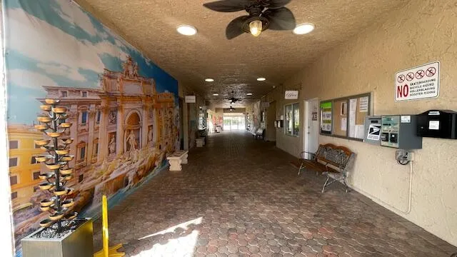 breezeway in clubhouse