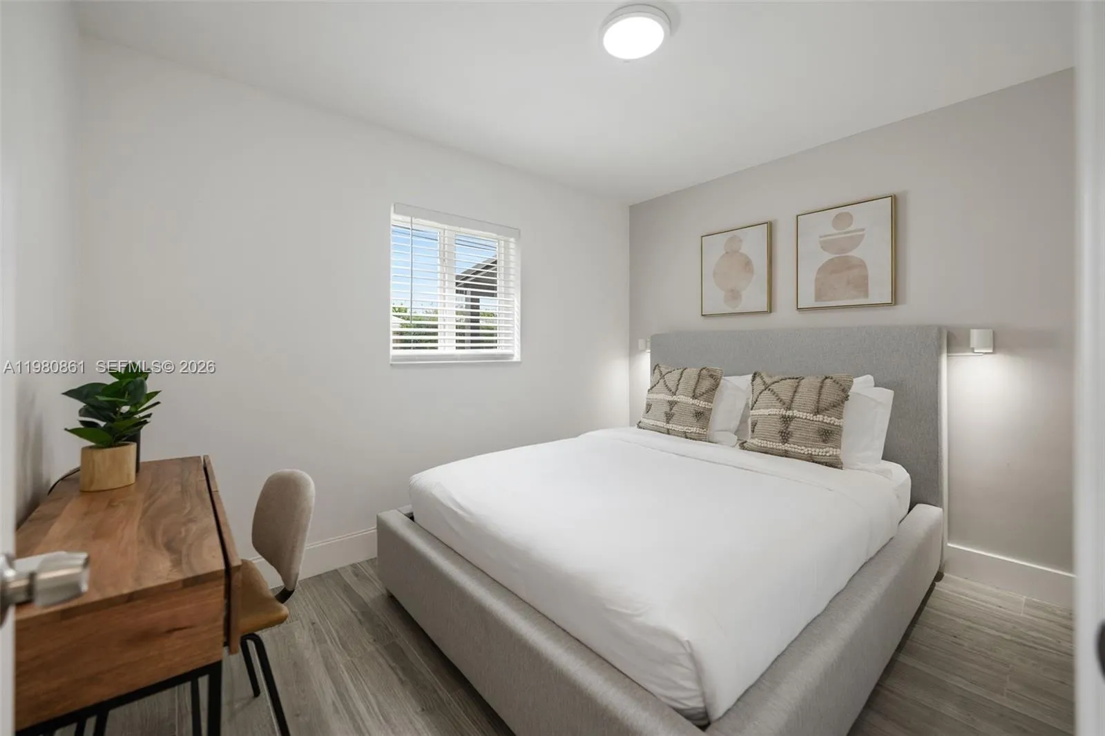 #2. Tranquil, beautifully appointed bedroom featuring refined furnishings, a soft neutral palette, and abundant natural light—an inviting retreat designed for elevated comfort and sophisticated living.