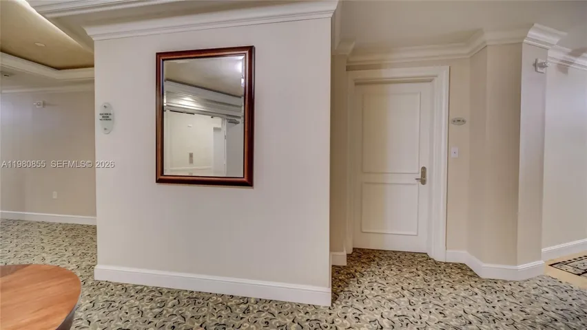 Entrance to the unit