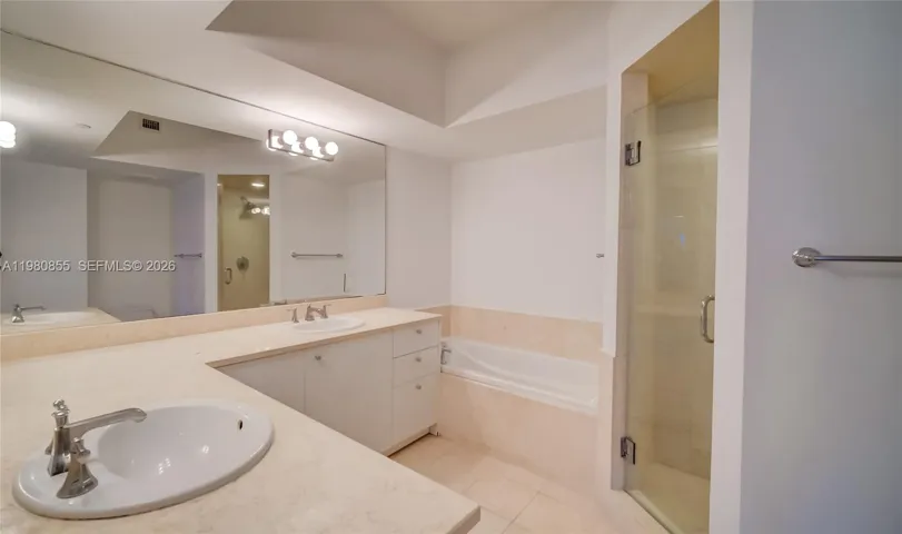 Master bathroom.