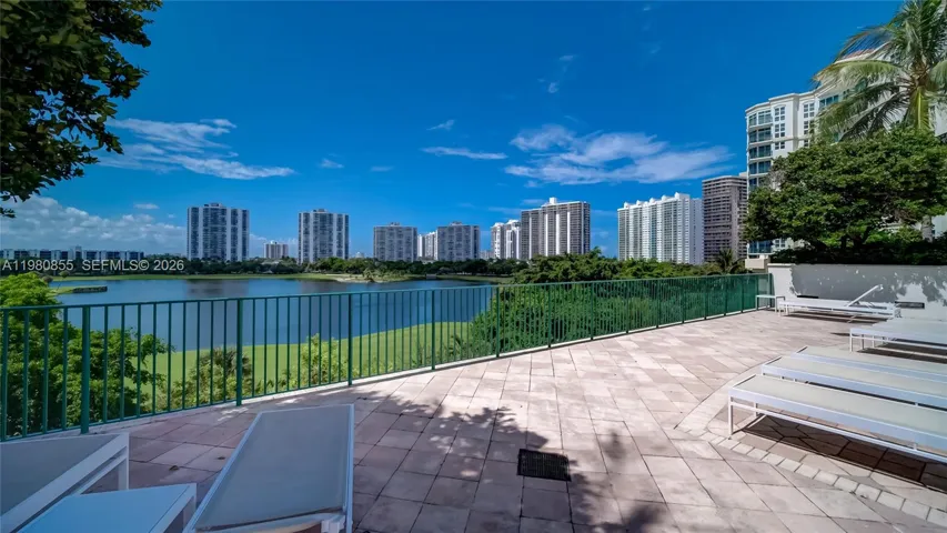 Pool area view to the golf course