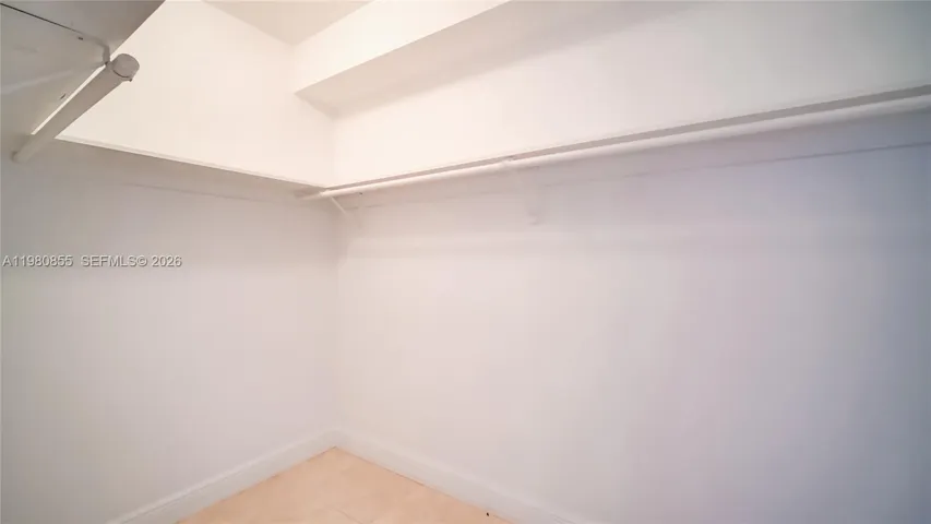 Walking closet. Master Bedroom.