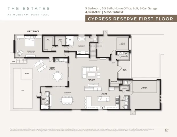 1st floor Cypress Reserve