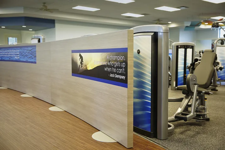 The Fitness floor