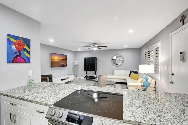 Open Concept - View from Kitchen