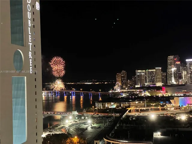 New Year's from the balcony.