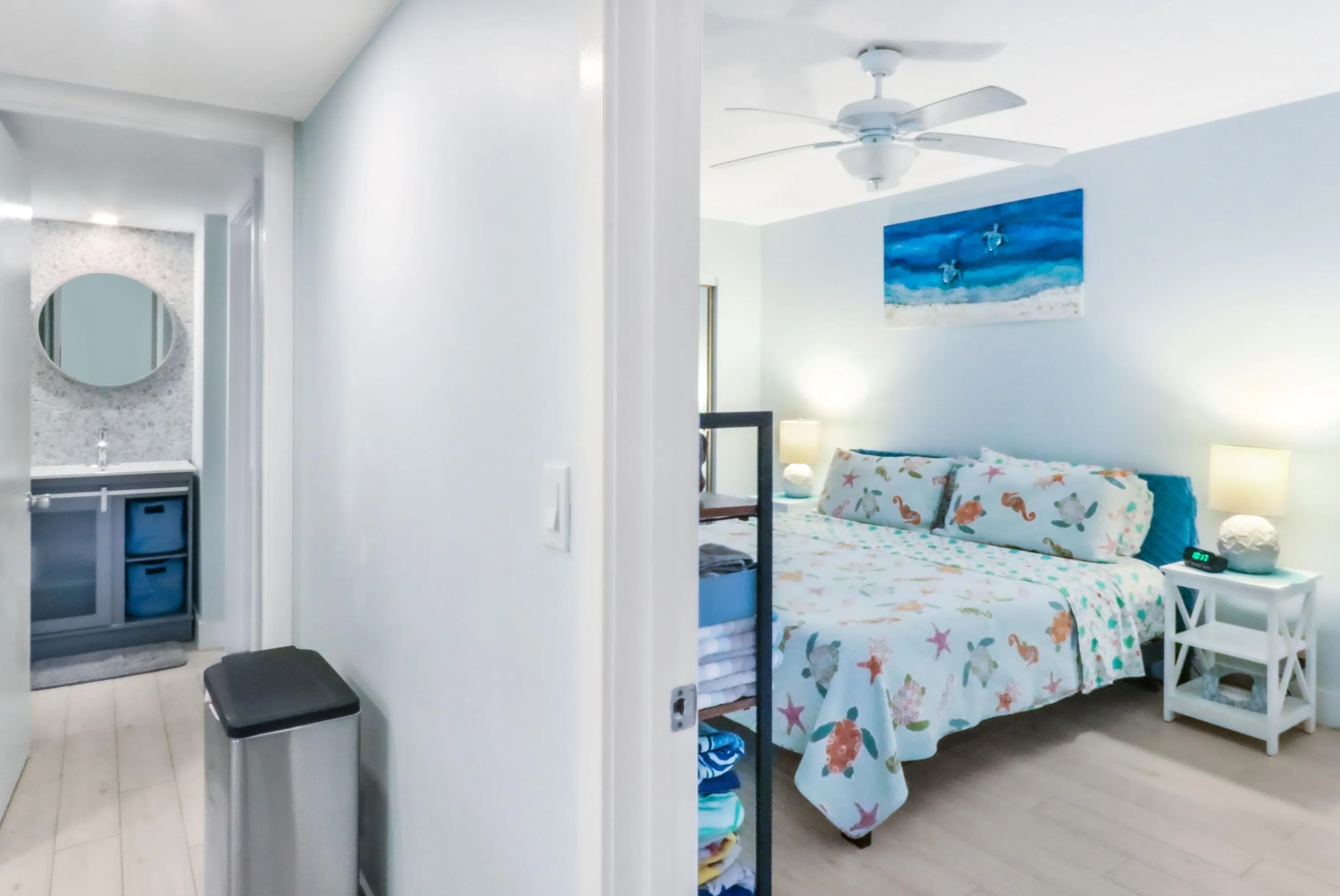Entrance into bedroom