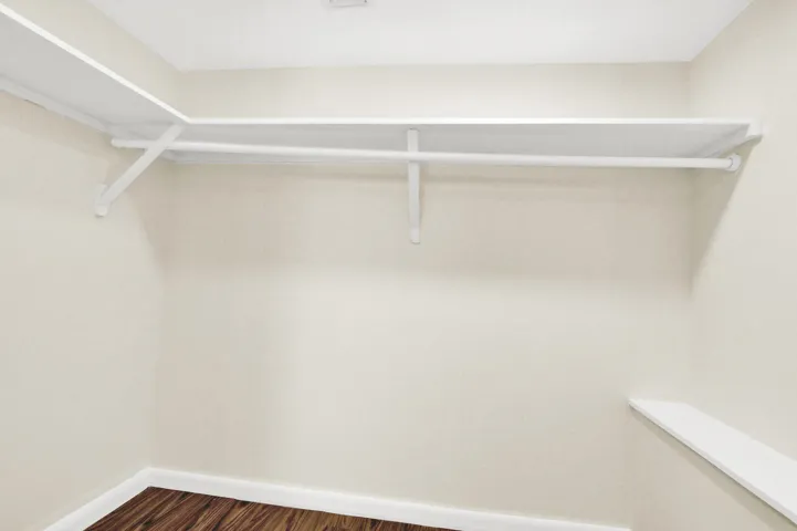 Master walk in closet