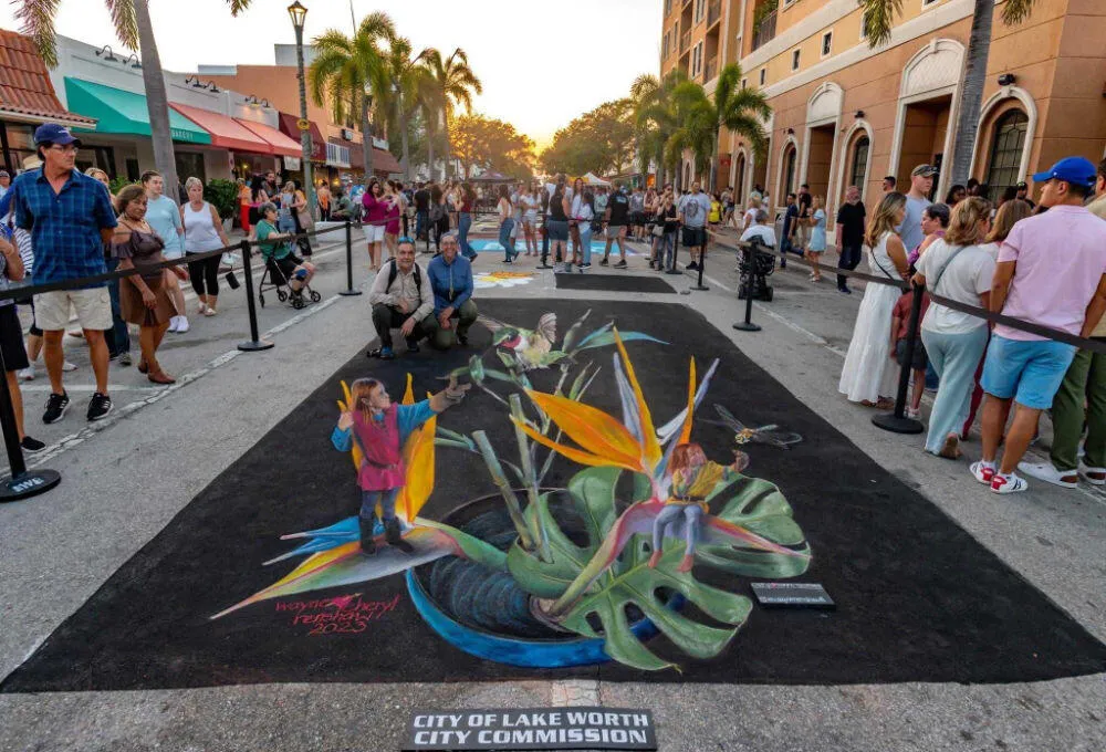 lake worth street painting artshow