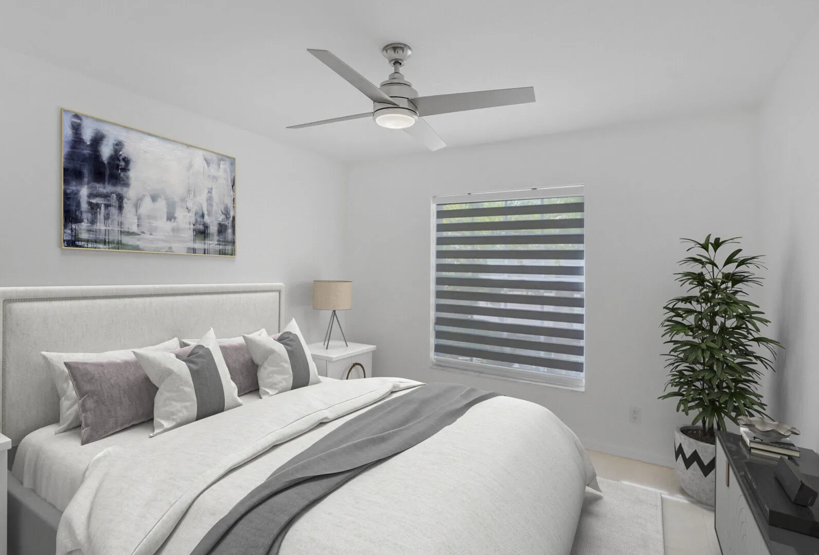 Spacious Guest Bedroom with nice size closet. Located in front of home.