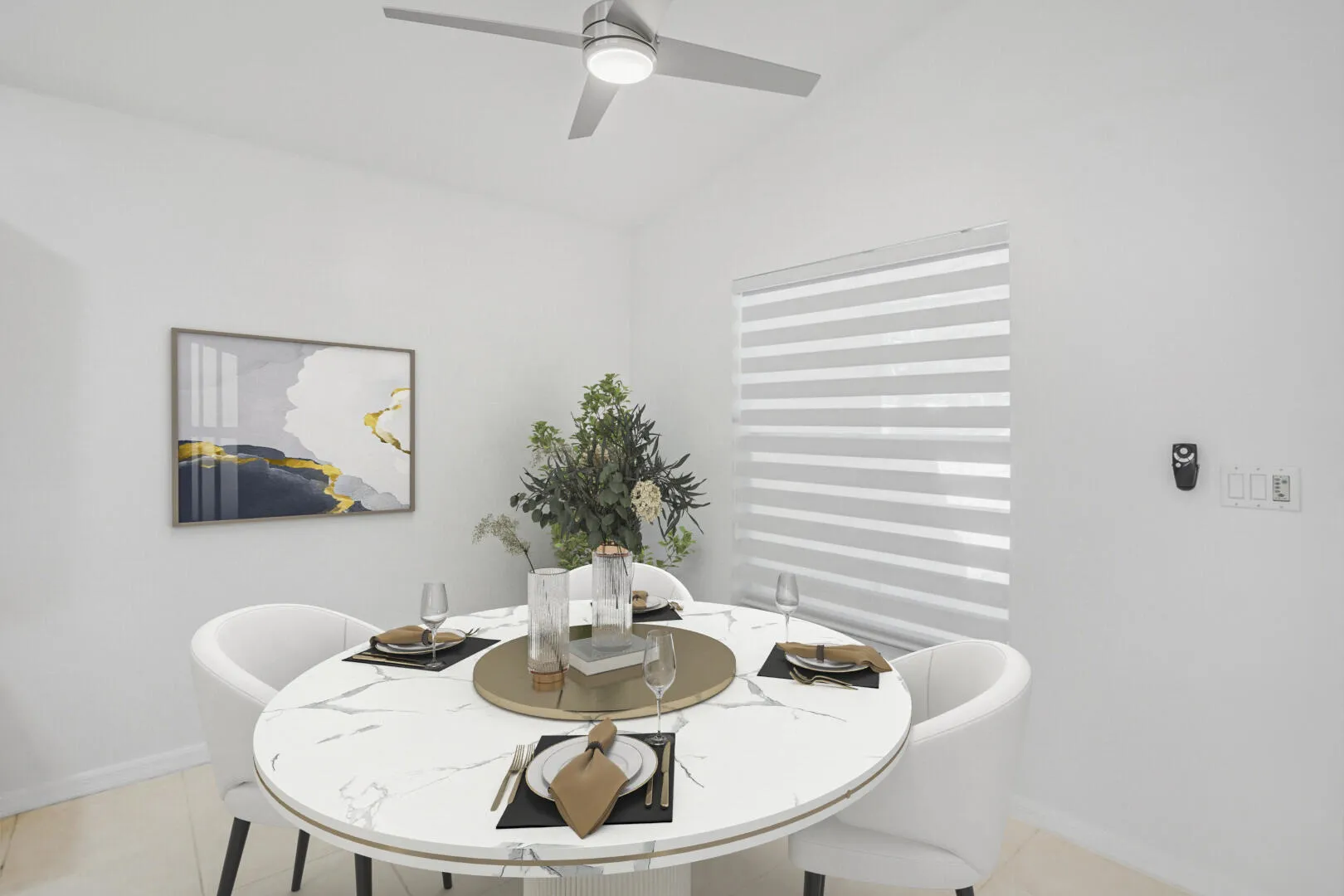 Spacious Dinette Area Off the Kitchen.
