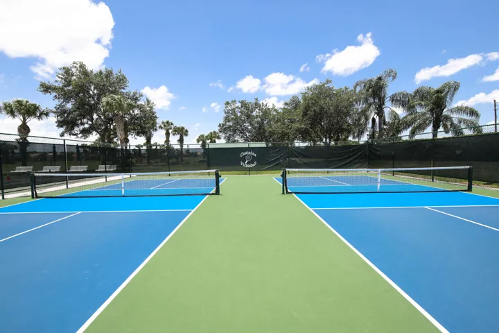 4 pickleball courts and a fun pickleball club available for your pleasure