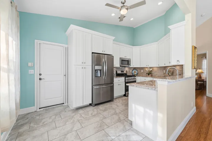 Remodeled in 2018 the kitchen, once closed in, now is open to the LR & DR