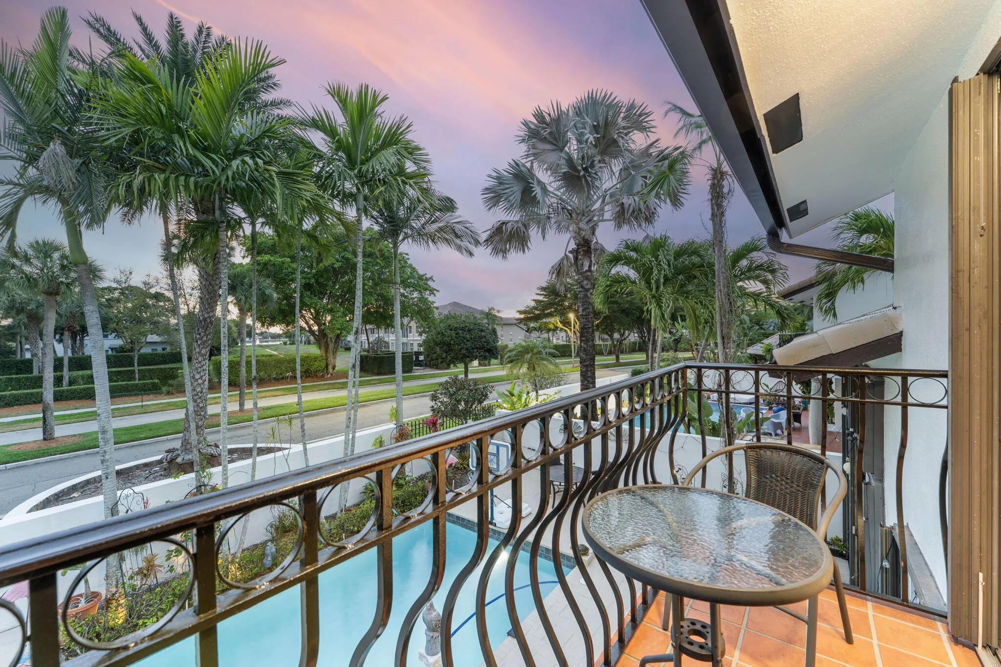 Twilight Balcony View