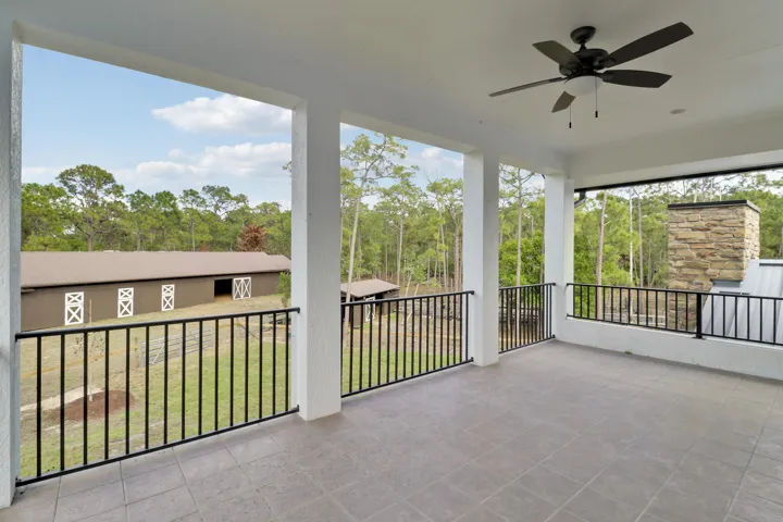 back upstairs balcony