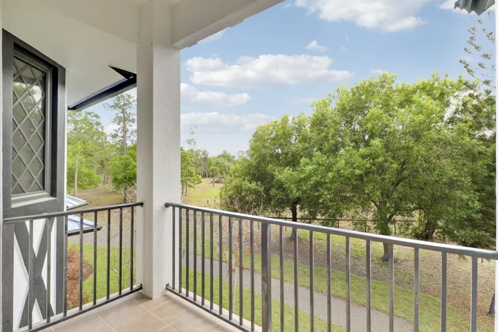 front upstairs balcony